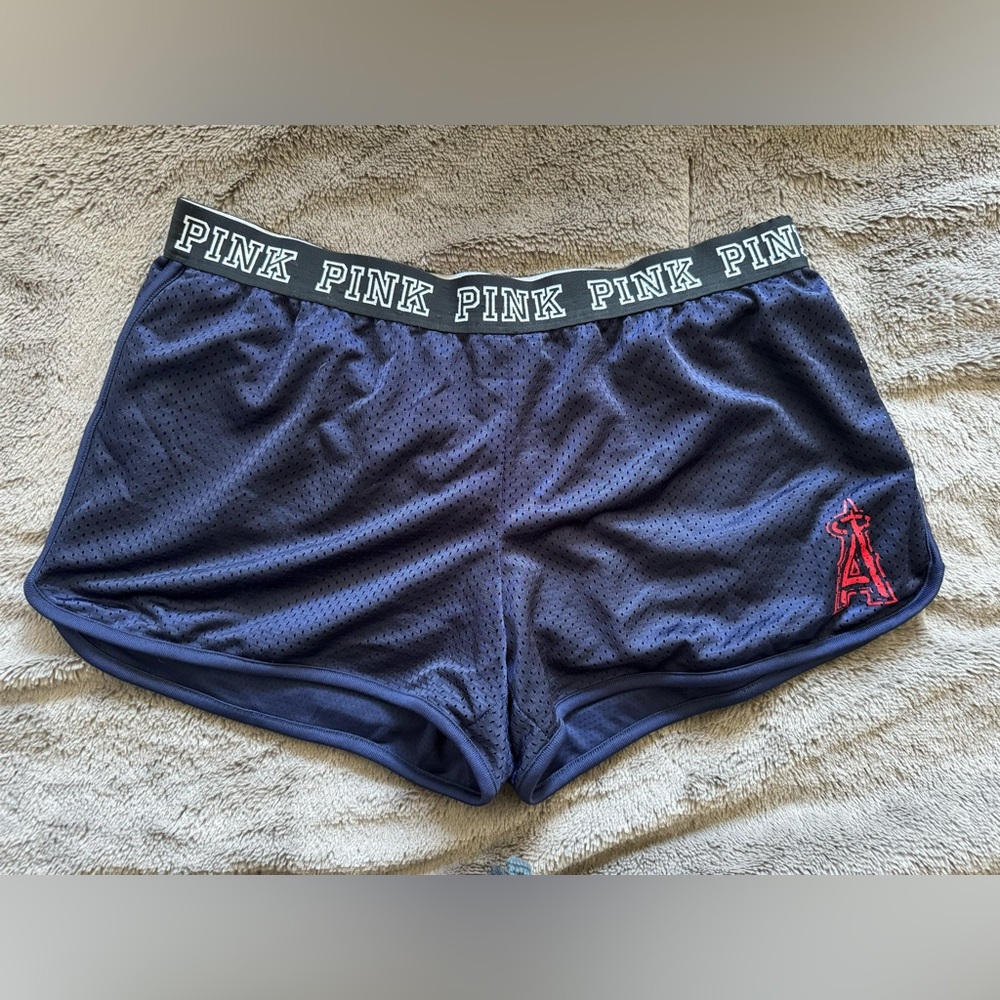 VS Pink MLB Angels Baseball Shorts